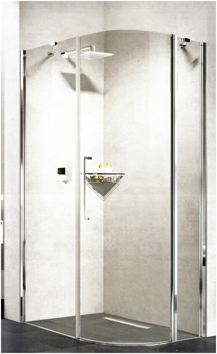 rigid shower riser with diverter